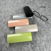 Étui à lunettes de soleil tendance avec miroir, emballage de luxe, étui à lunettes portable personnalisé