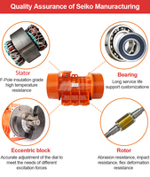 100% חוט נחושת 750w 1.5hp תלת פאזי מנוע אינדוקציה חשמלי 3 שלב ויברטור מנוע הספק אמין