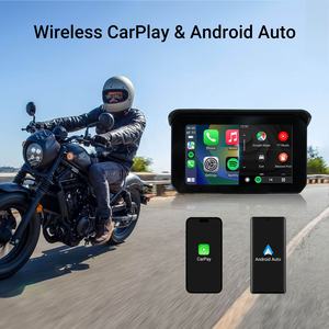 Radio con Pantalla Táctil Inalámbrica Android Auto y <span class=keywords><strong>Apple</strong></span> CarPlay de 5 Pulgadas para Motocicleta, con 1 Año de Garantía - Product Image 4