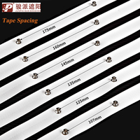 Rail de rideau intelligent ondulé serpentin de 3 cm, robuste, avec installation DIY, électrique, pour salons et chambres