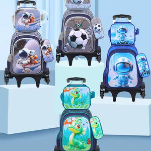 Ensemble De 3 Pièces Pour Écoliers <span class=keywords><strong>Sac</strong></span> <span class=keywords><strong>À</strong></span> <span class=keywords><strong>Dos</strong></span> <span class=keywords><strong>À</strong></span> <span class=keywords><strong>roulettes</strong></span> Imperméable Tendance <span class=keywords><strong>Sac</strong></span> <span class=keywords><strong>À</strong></span> Lunch Trousse Sacs <span class=keywords><strong>À</strong></span> Bandoulière Mignons Dessin Animé Pour Enfants - Product Image 6