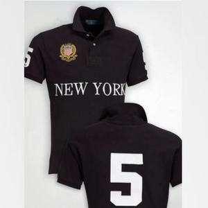 <span class=keywords><strong>Polo</strong></span> Uomo 100% Cotone di Alta Qualità con Logo Ricamato Personalizzato <span class=keywords><strong>T</strong></span>-<span class=keywords><strong>Shirt</strong></span> Casual Marchio Ralph Lauren City Tops - Product Image 3