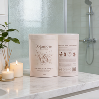 Sacs personnalisés durables en plastique Mylar avec fermeture éclair pour masques capillaires – Emballages de haute qualité pour produits capillaires