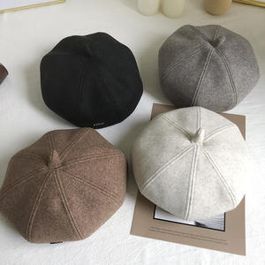 Béret pour femme, automne et hiver, nouveau chapeau octogonal de peintre, chapeau décontracté polyvalent, chapeau de newsboy, chapeau rétro britannique - Product Image 3