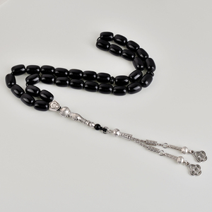 YS305 Hồi Giáo Bán Buôn Thổ Nhĩ Kỳ Tesbih Tasbeeh Quà Tặng Mân Côi Phụ Kiện Minaret 10 Mét Đen Muslim Cầu Nguyện Hạt Tasbih - Product Image 5