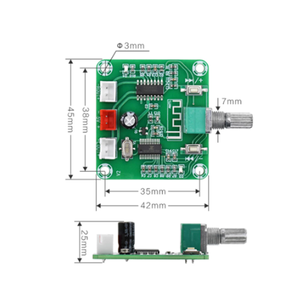 <span class=keywords><strong>AIYIMA</strong></span> – amplificateur de puissance compatible avec les dents bleues, carte Audio 5Wx2 Hifi Home cinéma stéréo Mini ampli DIY Portable BT haut-parleur - Product Image 3