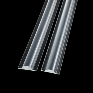 Quang <span class=keywords><strong>LED</strong></span> khuếch tán trong suốt PMMA tuyến tính ống kính cho <span class=keywords><strong>LED</strong></span> Strip ánh sáng hồ sơ kênh khuếch tán Bìa quang <span class=keywords><strong>led</strong></span> ống kính - Product Image 1