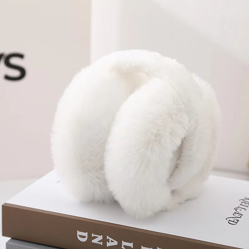 Tige en peluche pliable - Blanc - Diamètre 15 cm