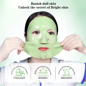 <span class=keywords><strong>Masque</strong></span> en gelée infusé au matcha biologique, à la vitamine C et au rétinol, réparateur, raffermissant, anti-rides, éclaircissant, hydratant, végan, marque privée OEM - Product Image 4