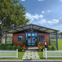 Maison modulaire préfabriquée Villas de 2 à 4 chambres |   Villa mobile de luxe en conteneur de 20 pieds et maison modulaire en conteneur de 20 pieds
