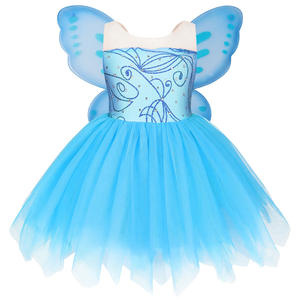 Noël Cosplay fantaisie fête filles princesse inspiré fée clochette robe Halloween fée papillon grenouille <span class=keywords><strong>Tiana</strong></span> Costumes - Product Image 4