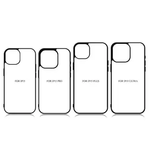 เคสโทรศัพท์มือถือแบบพิมพ์ลายเองสำหรับ Iphone 15 Pro Max ผลิตจากวัสดุ TPU และ PC แบบ 2 มิติ สำหรับงานซับลิเมชั่น ขายส่งโดย Prosub - Product Image 1
