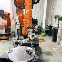 Robot de Grabado CNC de 6 Ejes KUKA AG KR210, Sistema de Fresado Industrial con Carga Útil de 210 kg para Procesamiento de Metal, Madera y Piedra