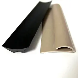 Tira de tapado de PVC flexible y cubierta anterior Borde de suelo de vinilo embellecedor de plástico