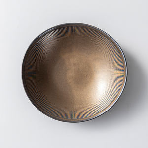 Restaurant mexicain fantaisie porcelaine Platon plats noir avec des points d'or vaisselle vaisselle plats de fruits de mer triangle assiette en céramique - Product Image 3