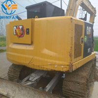 Mini-excavatrice d'occasion de 7 tonnes CAT 307 pour travaux de terrassement et de nivellement de paysages municipaux