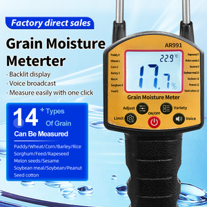 AR991 Digital Temperature <strong>Meter</strong> <strong>Moisture</strong> Analyzer Corn, Rice, Wheat 14 Varietiesmoisture <strong>Meter</strong> For Grain Manufacturer's Price - Product Image 3