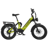 Vélo électrique pour adultes EU Ship Cyrusher Kommoda Pro, moteur arrière 250W, tout-terrain, batterie 52V 20Ah, pneus 20 pouces.