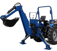 Mini-tracteur rétrocaveur LW-5 XinKai 12-25HP avec attelage 3 points Cat-1 à vendre