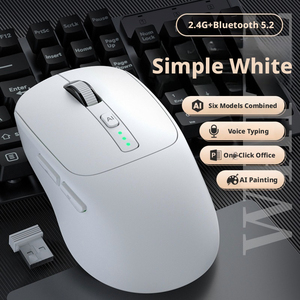 เมาส์เสียงอัจฉริยะ AI ไร้สาย 2.4G สำหรับโหมดคู่ ไฟ RGB ปรับแสงได้ตามหลักสรีรศาสตร์ สำหรับคนถนัดขวา พร้อมไฟแสดงสถานะ รองรับ<span class=keywords><strong>การ</strong></span>แปลภาษาและ <span class=keywords><strong>PPT</strong></span> - Product Image 6
