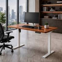 Base de bureau assis-debout ergonomique moderne à montage rapide, à moteur unique, 2 segments, réglable en hauteur, cadre de table peu encombrant 700-1150mm