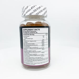 Gomitas DUOZI OEM con Logotipo Personalizado, Gomitas para Mejorar la Energía y Resistencia, Gomitas de Tongkat Ali y Hierba de Cabra en Celo para Hombres, Gomitas en Polvo - Product Image 2