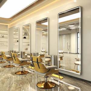 <span class=keywords><strong>Espejo</strong></span> de Pared para Salón de Belleza, Estilo Moderno, <span class=keywords><strong>con</strong></span> Luces LED, <span class=keywords><strong>Espejo</strong></span> para Peluquería, Superventas - Product Image 4