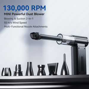 Ventilatore Portatile Mini Turbo: Vento Potente che Soffia la Polvere con Vigore, Potenza Industriale che Migliora l'Efficienza di Pulizia - Product Image 2