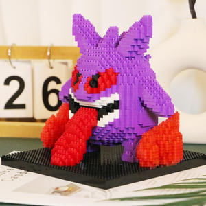 Nuovi arrivi mostro di plastica Venyoe Poke Micro blocchi <span class=keywords><strong>Mega</strong></span> Charizard Piplup Gengar Figure di mattoni giocattoli per regalo per bambini - Product Image 6