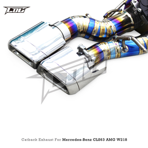 ท่อไอเสีย Catback AMG พร้อมปลายท่อไอเสียสำหรับ Mercedes-Benz CLS63 AMG W218 5.5T ปี 2013-2017 ท่อไอเสียไทเทเนียมสำหรับรถแข่งพร้อมวาล์ว - Product Image 3