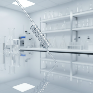 Tubo Espiral de Vidro de Quartzo / Tubo Helicoidal de Quartzo Transparente com Serviços de Soldagem e Corte - Product Image 1