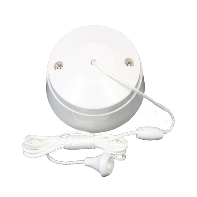 UK Standard 10A 1gang 1/2 Way Pull Switch BAKELITE Material Milky White IP20 Rated Easy Installation for Home and Office Use