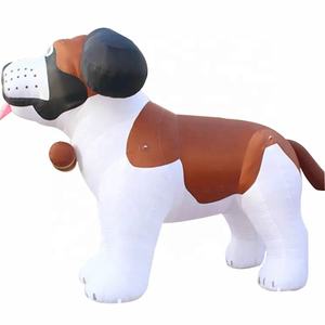 Perro inflable publicitario grande de 2m de altura <span class=keywords><strong>con</strong></span> soplador, logotipo de impresión personalizado hecho del mejor material de la fábrica inflable de China - Product Image 3