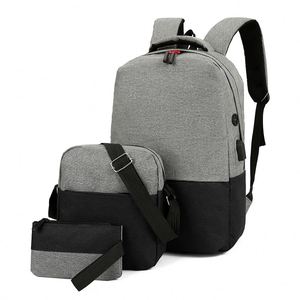 Mochila para Computadora de Fábrica BSCI, OEM ODM, Diseño Simple, Ligera, para Viaje, Juego de 3 Piezas, Bolsa para Laptop - Product Image 2