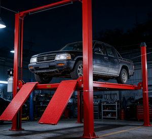 Pont élévateur <span class=keywords><strong>auto</strong></span> à quatre poteaux certifié CE, meilleur prix, en stock, livraison rapide, pont élévateur de stationnement 4 poteaux certifié CE - Product Image 6