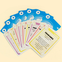 Jeu de cartes d'affirmation pour couple avec support en bois et boîte magnétique personnalisée, en papier écologique, pour usage familial, jeux de cartes personnalisés