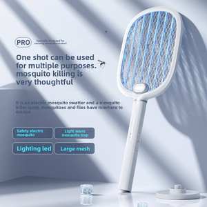 Raqueta Eléctrica <span class=keywords><strong>Antimosquitos</strong></span> 2026, Matamosquitos Eléctrico, Lámpara Mata Mosquitos - Product Image 3