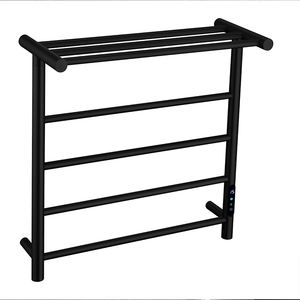 حامل مناشف كهربائي مسخن ذهبي رمادي اللون مع وحدة تحكم، رائج البيع - Product Image 4