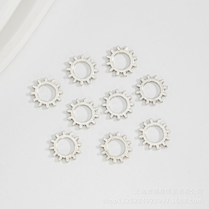 Engrenage en alliage pour bijoux, 12mm x 12mm, style Steampunk, pour la fabrication de colliers, bracelets et boucles d'oreilles - Product Image 4