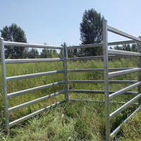 Clôture de bétail 4 pieds poteau en T en métal 6 panneaux de taureau panneau continu 16ft ferme pour clôture de fil de Offre Spéciale clôture de bétail électrique
