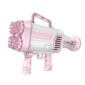 Pistola de Burbujas Automática Gatling para Niños, Color Negro y Rosa, con Luz y Ventilador, para Exteriores - Product Image 3