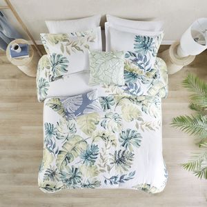 DB Floral Solid Striped 6-Piece Queen <b>Comforter</b> <b>Set</b> Woven Cotton Printed Floral Solid Striped Polyester PVC Home Hospital Hotel - Product Image 4