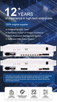 Multiplexor de Fibra Óptica PDH 4E1+4GE, Conversor de Ethernet a Fibra de 4 Canales E1 4*1000M, Transmite 4E1+4 Gigabit Ethernet
