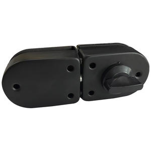 उच्च गुणवत्ता वाले आधुनिक वाणिज्यिक स्टेनलेस स्टील 201/304 फ्रेमलेस ग्लास डोर डबल स्विंग संयोजन लॉक सुरक्षा - Product Image 4