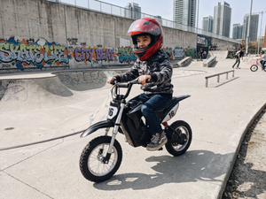 Moto tout-terrain pour enfant 3 vitesses Suspension avant et arrière Freins à disque 25 km/h DK1 Moteur central 300W Lithium intégré DK1 Intégré DK1 Int - Product Image 4