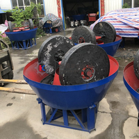 Équipement de traitement de l'or : Moulin à bacs à or 1200 mm, Machine de broyage à bacs humides pour l'or, en vente au Mozambique