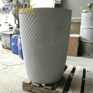 Nuevos Materiales de Construcción de Piedra, Maceta de Hormigón Gris de Alta Resistencia para Uso en Interiores y Exteriores - Product Image 1