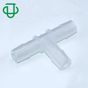 Raccordo a T a 3 Vie per Tubi da 1/2 Pollici (12,7 mm), Connettore in Plastica per Tubi con Attacco a Barba - Product Image 1