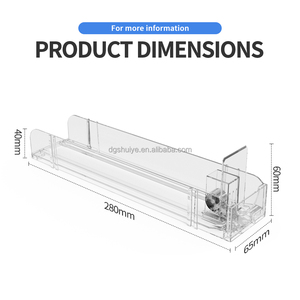 Présentoir Organisateur de Marchandises <span class=keywords><strong>pour</strong></span> Supermarché, Distributeur Poussoir en Plastique <span class=keywords><strong>pour</strong></span> Barres de Chocolat, Plateau Poussoir <span class=keywords><strong>pour</strong></span> Cigarettes et Tabac, Système de Poussoir d'Étagère - Product Image 2