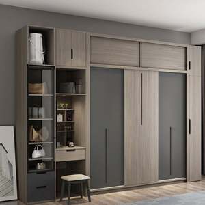 Placard moderne et pliable, meuble de chambre à coucher extensible, toboggan pour maison, hôtel, salon, blanchisserie, panneau disponible en mélamine - Product Image 4